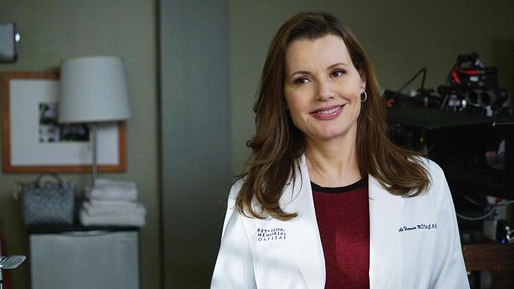 Von 2014 bis 2015 hatte Geena Davis eine wiederkehrende Rolle in "Grey's Anatomy".