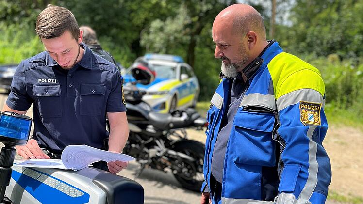 Motorradkontrollen am „Würgauer Berg“