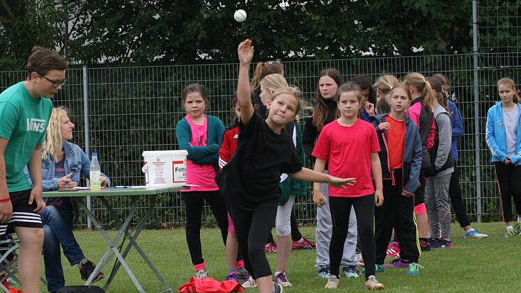 Altersgerechte Kinderleichtathletik wird beim Sportfest in Ramsthal stets großgeschrieben.