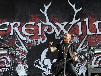 Freiwild-Sänger Philipp Fips Burger während eines Konzerts beim Wacken Open Airs 2011. Foto: imago/STAR-MEDIA