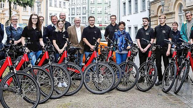 Ab sofort k&ouml;nnen Mitarbeiter der Stadtverwaltung ihre Dienstfahrten mit dem E-Bike t&auml;tigen. Foto: Stadt Bamberg