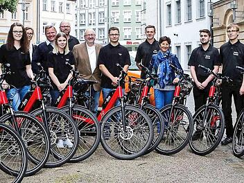 Ab sofort können Mitarbeiter der Stadtverwaltung ihre Dienstfahrten mit dem E-Bike tätigen. Foto: Stadt Bamberg