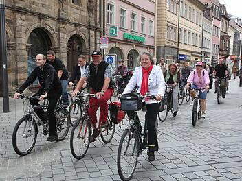 2010 hatte die Stadt Bamberg erstmals zu einer gemeinsamen Fahrradtour eingeladen. Foto: Barbara Herbst
