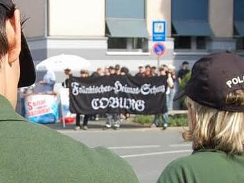 Bei der Kundgebung gegen ein Minarett im Juli 2011 in Coburg soll Mario K. dabei gewesen sein.