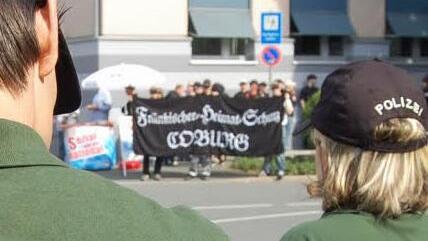 Bei der Kundgebung gegen ein Minarett im Juli 2011 in Coburg soll Mario K. dabei gewesen sein.