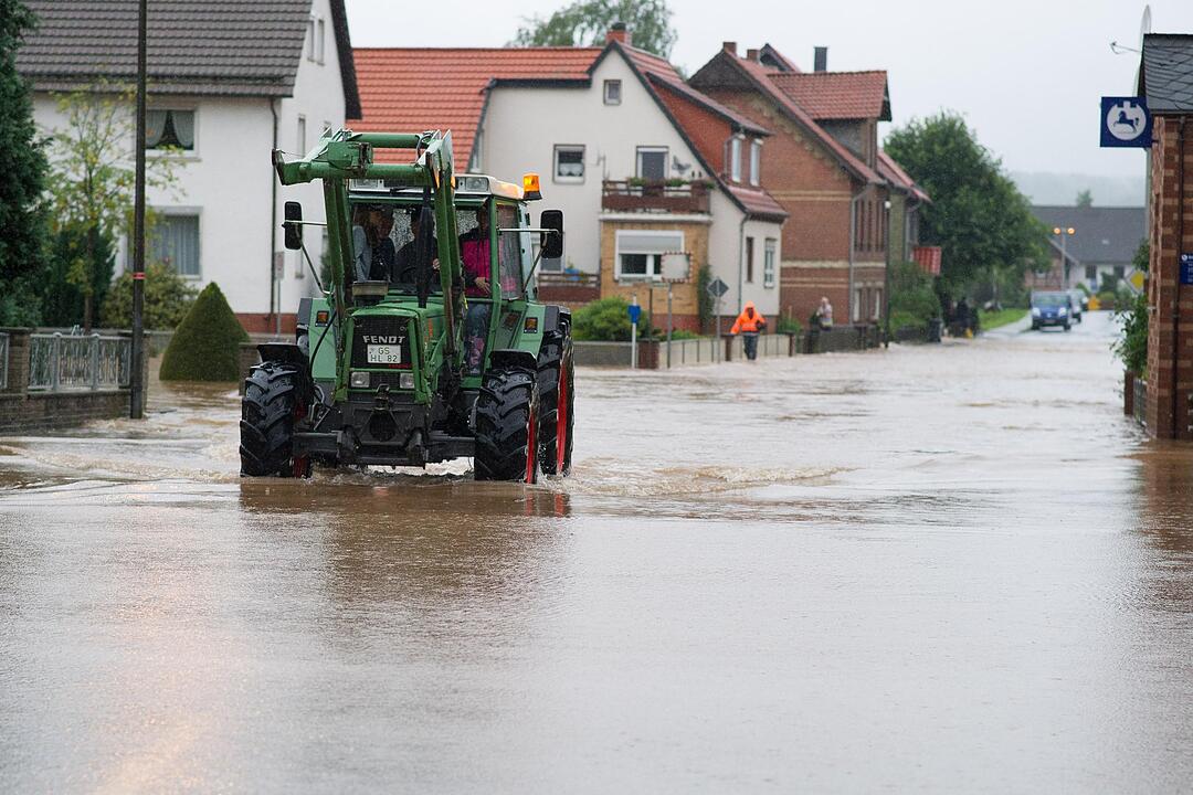 Dauerregen: Hochwasser in Teilen Deutschlands