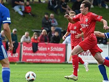 Nicht aufzuhalten war der TSV Aubstadt um Torschützen Marcel Volkmuth (Bild) im Spiel gegen Aschaffenburg. Foto: Anand Anders