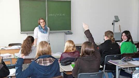 "Alles ist bestens", freut sich Lehrerin Susanne Wolf. Foto: Matthias Erlwein