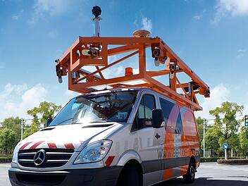 Dieses Fahrzeug verspricht verifizierbare Daten zum Thema Straßen und Gehwege. Foto: eagle-eye technologies
