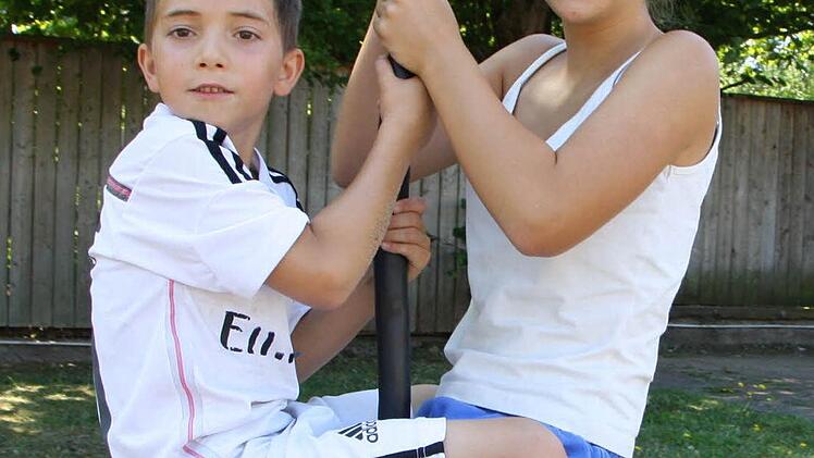 Eindrücke vom Hammelburger Spielplatz am Weiher/ Bleichrasen. Foto: Ralf Ruppert