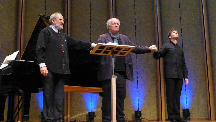siegfried Mauser, Wolfgang Rihm und Wolfgang Holzmair