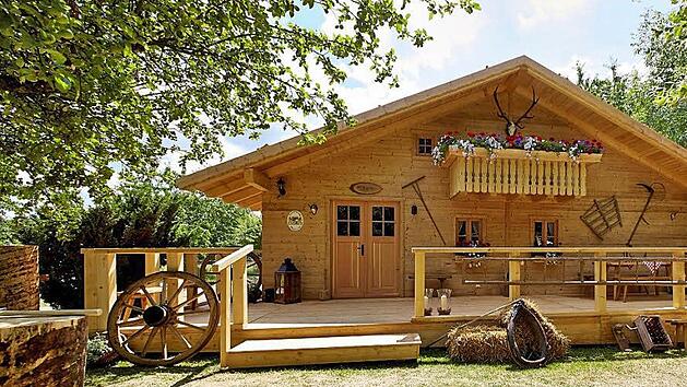 So wie in der Pr&auml;sentation der Herzogenauracher Firma Act.3 k&ouml;nnte die H&uuml;tte in Morschreuth einmal aussehen.  Foto: Act.3