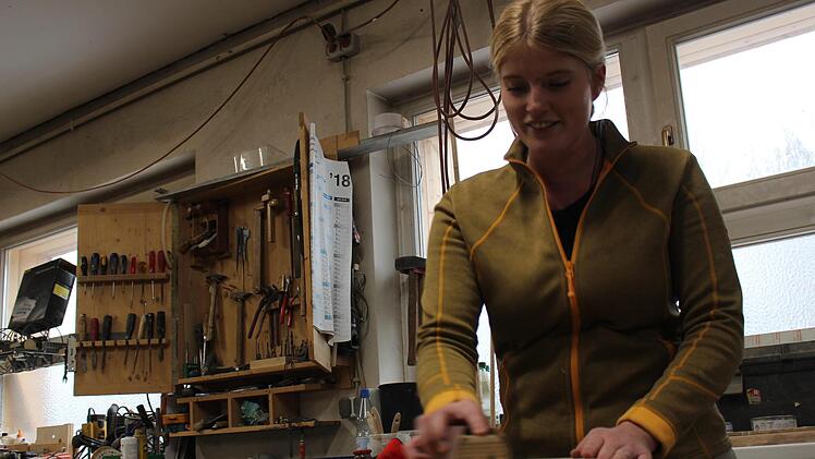 Susanna Preis bei der Arbeit    Foto: Yannick Hupfer