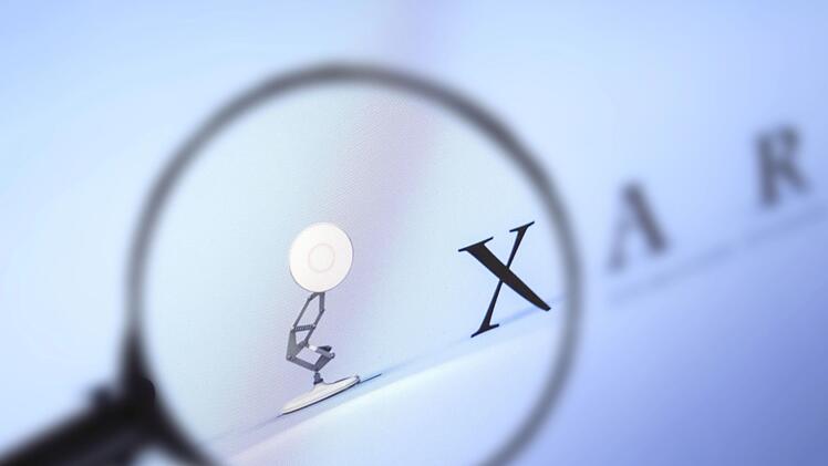 Kleine Lampe - ganz gro&szlig;: Seit Anfang der 1990er-Jahre ist das kecke L&auml;mpchen Teil des Pixar-Logos.