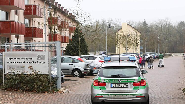 Einblicke vom Gelände der Aufnahmeeinrichtung. Foto: Harald Rieger