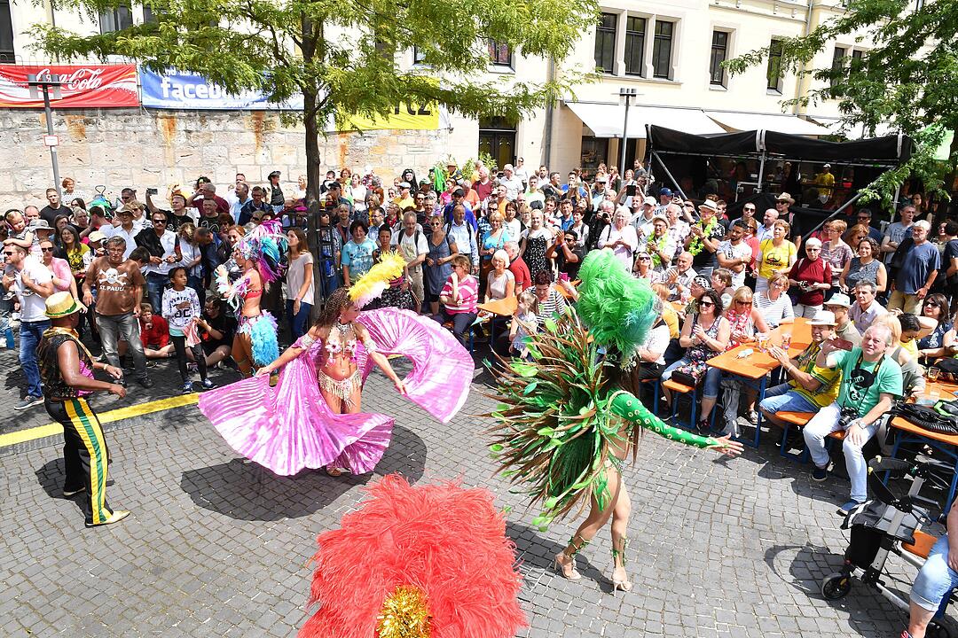 Umzug beim Samba-Festival in Coburg