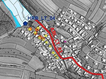 Im Anhang ein Bild, dass zeigt, wie das Wasser mit einem Damm vor Deusdorf aufgestaut werden könnte.