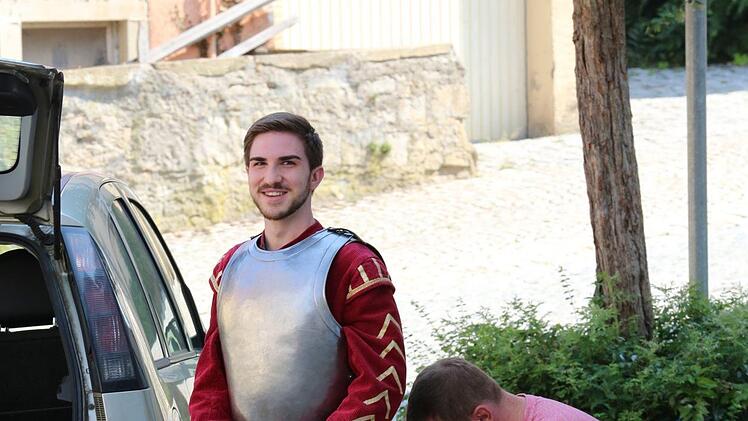 Dominik Lieb verwandelt sich in Michel Stapf.  Thomas Malz