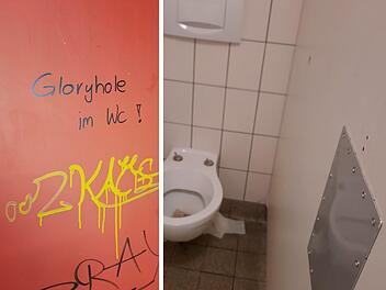 Bamberg: "Glory Hole" in öffentlicher Toilette entdeckt - Stadtwerke äußern sich zu Sex-Vorrichtung