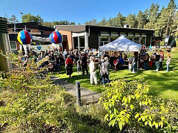 Ahorn: Thüringisch-Fränkische Partnerschaft erstmals mit Familiennachmittag gefeiert - so kam das Programm an Ahorn: Thüringisch-Fränkische Partnerschaft erstmals mit Familiennachmittag gefeiert - so kam das Programm an