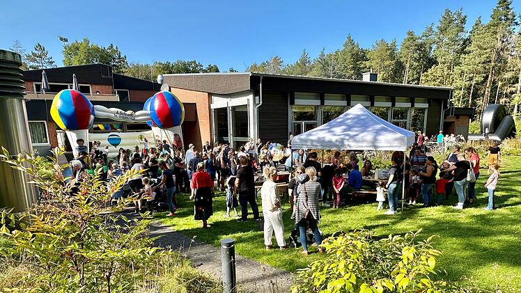 Ahorn: Th&uuml;ringisch-Fr&auml;nkische Partnerschaft erstmals mit Familiennachmittag gefeiert - so kam das Programm an