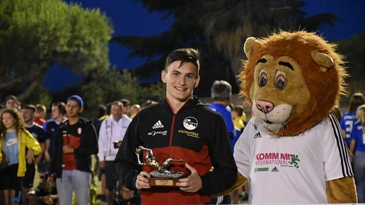 Bester Keeper des U17-Turniers: der Coburger Marc Morgenroth