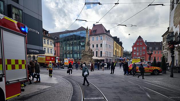 Butters&auml;ure-Attacke auf W&uuml;rzburger Einkaufszentrum