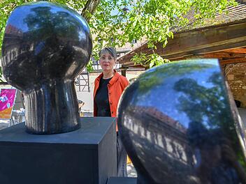 Rosa Brunner und ihre "Reflektoren" in der Alten Hofhaltung Fotos: Ronald Rinklef