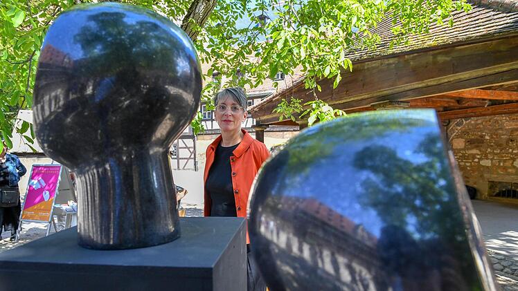 Rosa Brunner und ihre "Reflektoren" in der Alten Hofhaltung Fotos: Ronald Rinklef