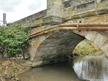 Die Schäden an der Johannes-Brücke sind mit einem erheblichen finanziellen Aufwand zu beheben. Foto: Karl Heinz Wirth
