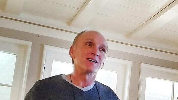 Frank Braun bei seinem Vortrag in Mitwitz Foto: Maria L&ouml;ffler