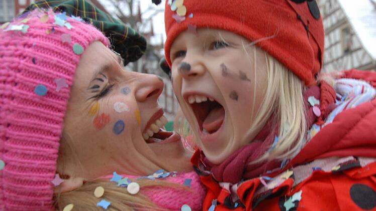 Karin Hesse und Tochter Catherine sind Faschingsfans.