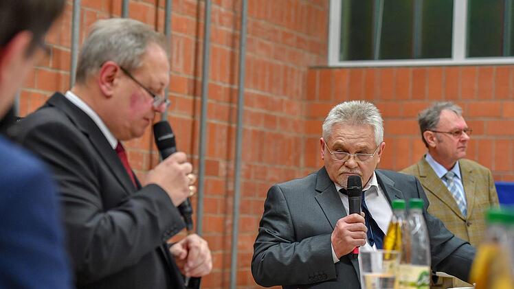 Die drei Kandidaten. Foto: Ronald Rinklef