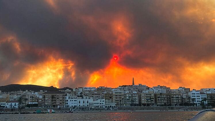 Gewaltiger Brand w&uuml;tet in Andalusien