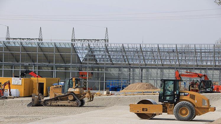 Auf der Baustelle liegen die Arbeiten im Zeitplan.  Foto: Andreas Dorsch