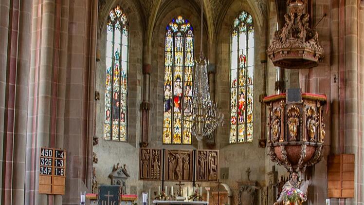 Die evangelische Marienkirche.
