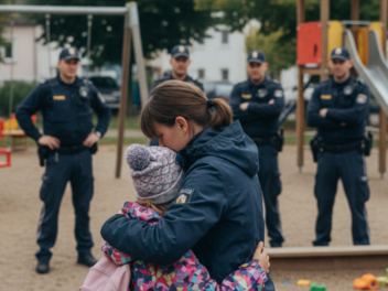 Spielplatz, Vermisst, Mutter, Tochter, Polizei, Vermisstensuche