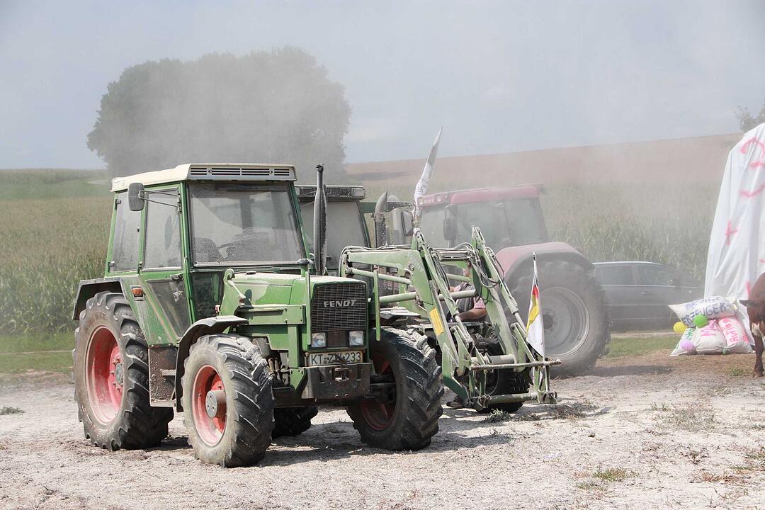 Bad Kissingen: Protest der Milchbauern