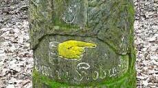 Der Wegstein an der Roten Marter