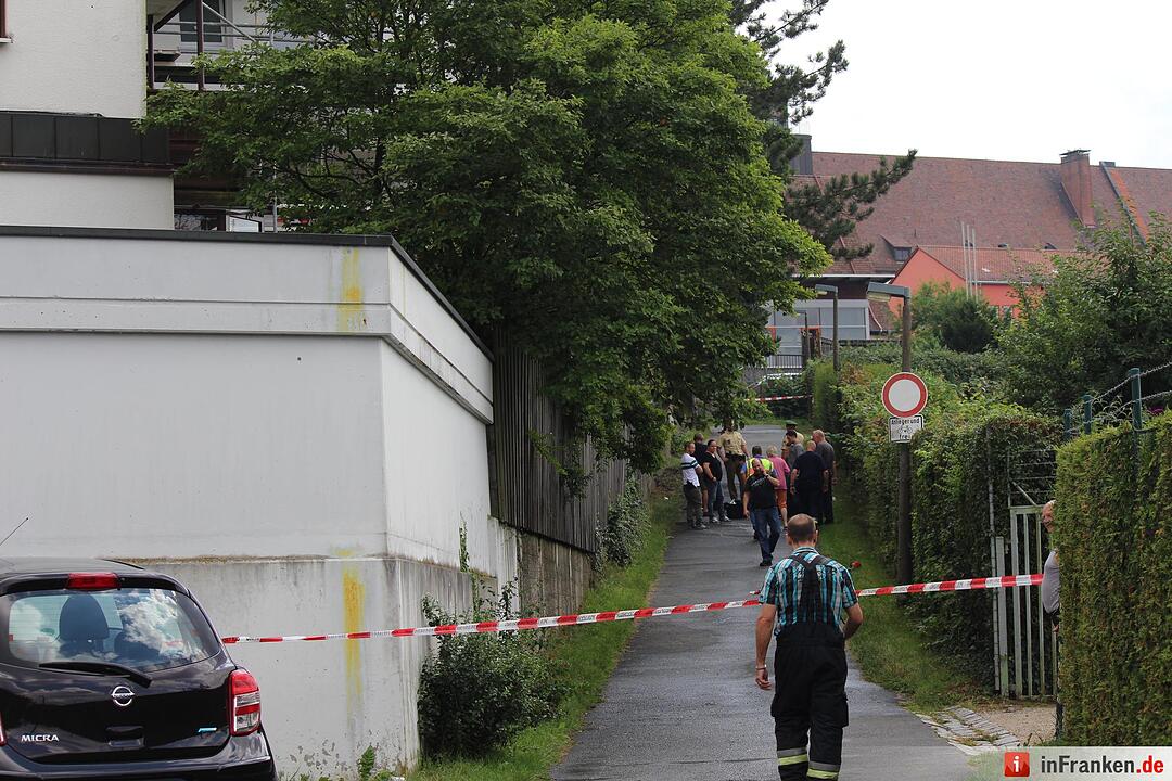 Koffer verpufft in Zirndorf