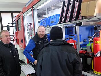 Das neue Feuerwehrauto der Freiwilligen Feuerwehr Thundorf wird bei der 140-Jahrfeier offiziell eingeweiht. Foto: Archiv Philipp Bauernschubert