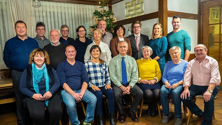 Die Kandidaten der &Uuml;FWG/SPD Langensendelbach-Br&auml;uningshof Foto: privat