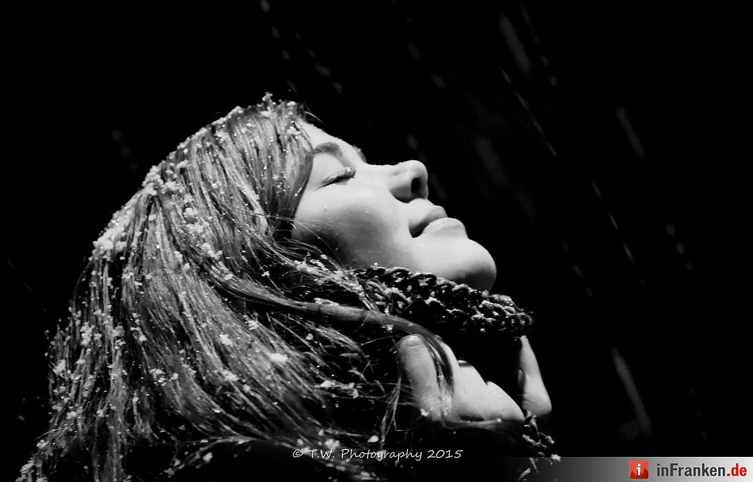 Der erste Schnee 2015... wir genießen ;) im Raum Bad Kissingen Foto: inFrankenPix Tanja