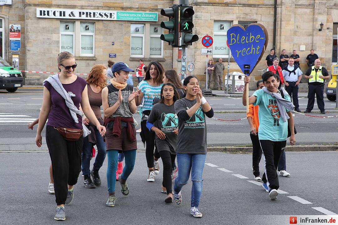Demonstration in Bamberg
