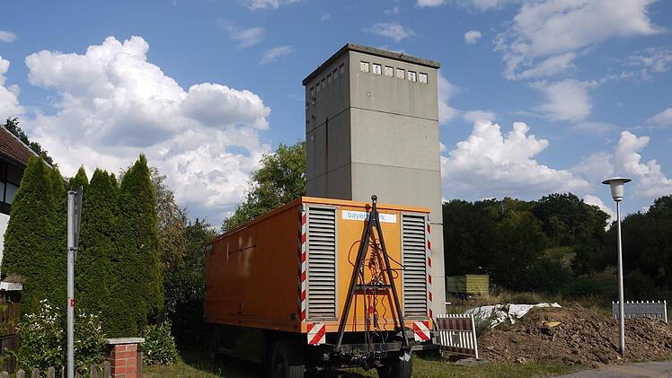 Am Donnerstag liefen schon Bauarbeiten  im Bereich des Eggenbacher Transformatorenhauses.