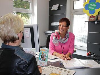 Nach 41 Jahren bei der Saale-Zeitung hat Roswitha Kaufmann am Mittwoch ihren letzten Arbeitstag. Foto: Ralf Ruppert