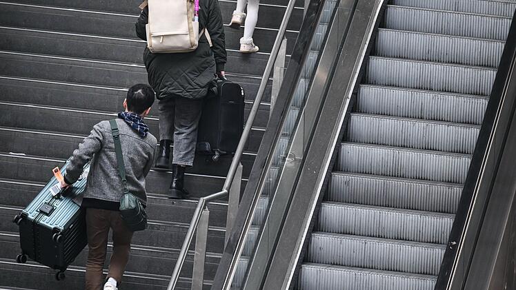 Rolltreppen am Hauptbahnhof