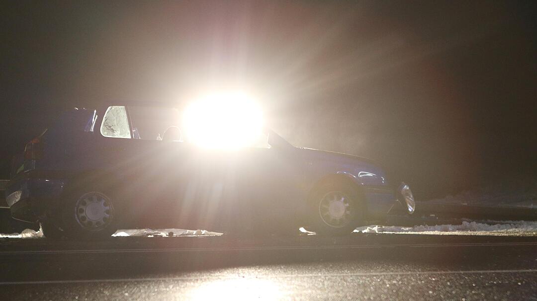 Frontalzusammenstoss auf der B2 fordert zwei verletzte Personen