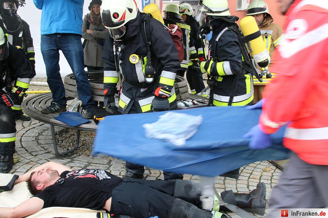 Feuerwehr Hollfeld Großübung