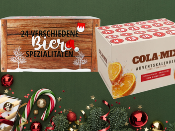 Limitierte fr&auml;nkische Bier-sowie Cola-Mix Adventskalender